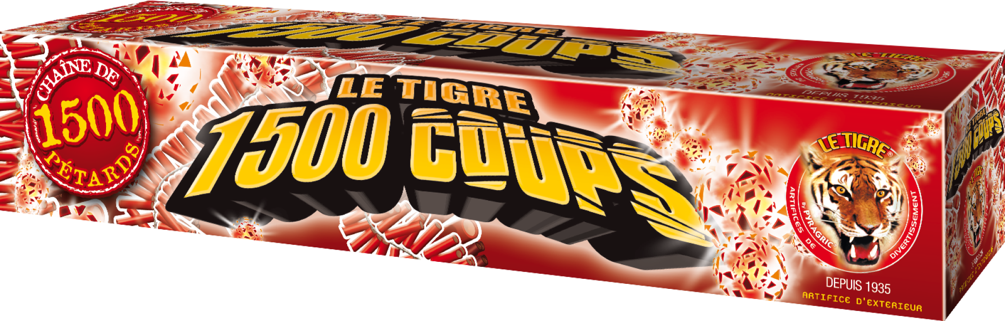 Pétards - Le Tigre 1500 Coups