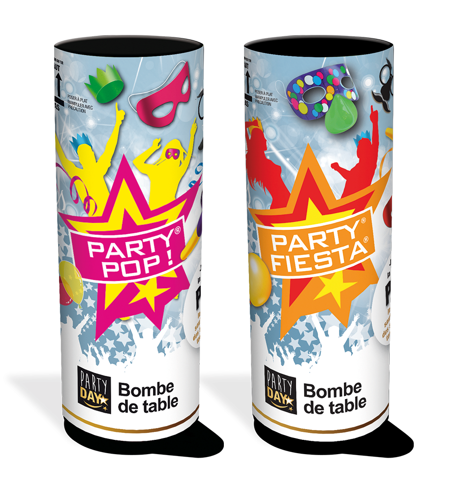BOMBE DE TABLE PARTY POP® ET PARTY FIESTA® - P151248